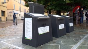 Isole ecologiche interrate a Parma in P. le Bertozzi