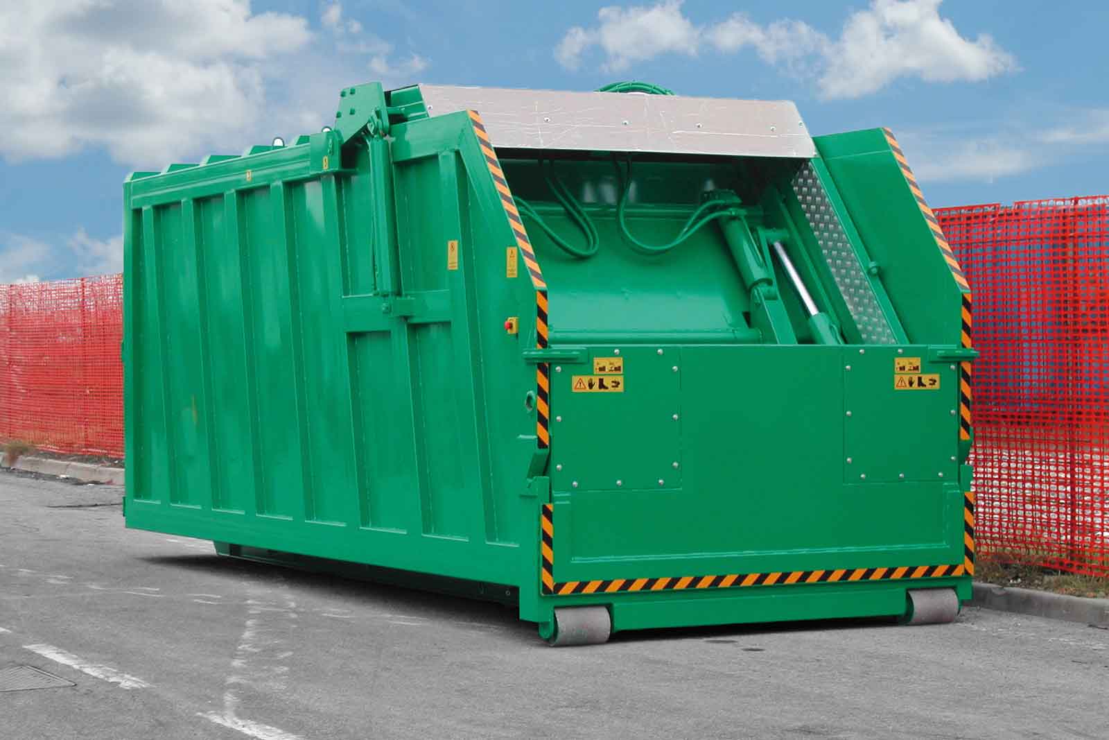Roll Off Double Blade Compactor